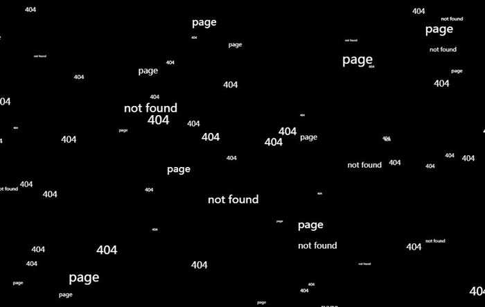 创意屏幕弹幕式的404错误页面下载